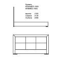 Кровать Карат 1800 White Glosse С Подъемным Механизмом - Изображение №13