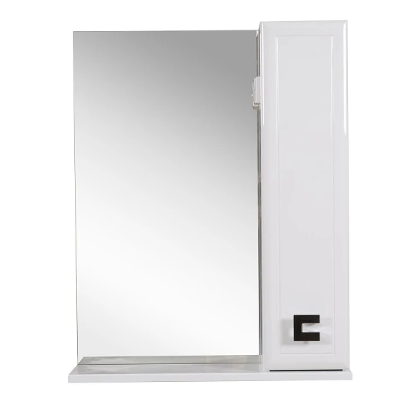 Зеркало Мобис 65 см с пеналом справа + подсветкой LED Omega - Изображение №3