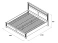 Кровать Бьянка 1800 (1-5) без ламели - Изображение №9