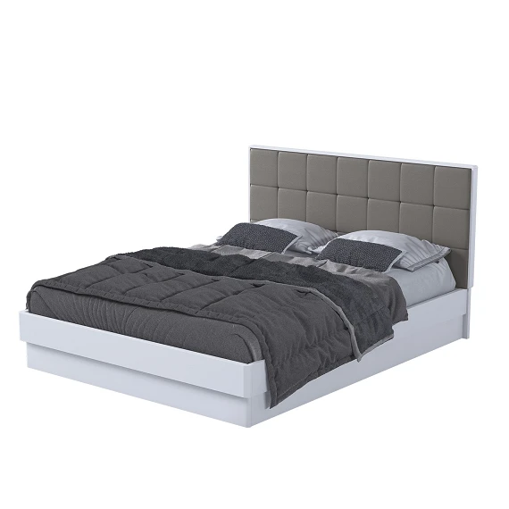 Ліжко Астрід 1600 с підйомним механізмом сірий - Зображення №2