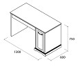 Стол Письменный Бьянка - Изображение №5