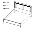 Кровать 1600 без подъемного механизма Afina - Изображение №8