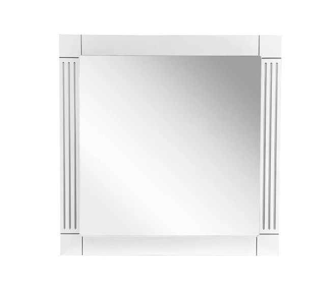 Дзеркало Роял білий колір 100 см патина срібло - Зображення №3