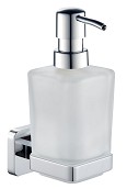 Дозатор для жидкого мыла CAPRI, стекло, хром 6633 - Изображение №4