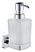 Дозатор для жидкого мыла CAPRI, стекло, хром 6633 - Изображение №1