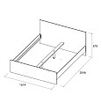 Ліжко TESSA 1600 без ламелі  (1-3) - Зображення №9