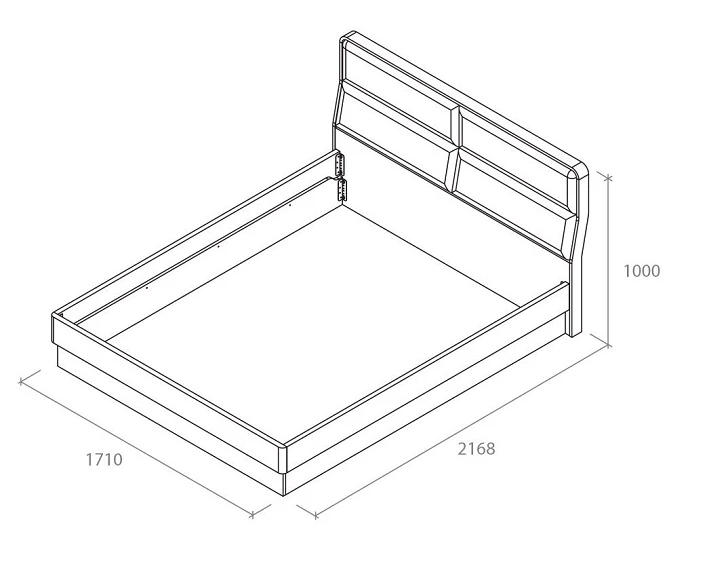AVANGARD Кровать 1600 с подъемным механизмом (1-5) - Изображение №4