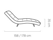 Шезлонг KOBE-LONG WERSAL - Изображение №1