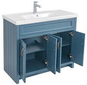 Тумба WATERFORD (STIFFKEY-BLUE-MATT) з умивальником 100 см підлогова - Зображення №1