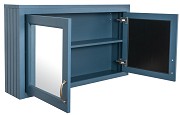 Галерея дзеркальна WATERFORD 100 см (RAL синій мат) - Зображення №1