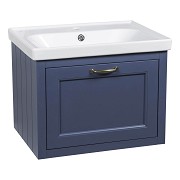 Тумба WATERFORD (STIFFKEY-BLUE-MATT) з умивальником Frame 60 см (консольна) - Зображення №1