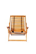 CHALET CHAIR WOOD Крісло шезлонг 760х940х810 дуб, колір венге Woodsun - Зображення №1