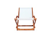 CHALET SWING CLASSIC Крісло шезлонг 760х900х820 дуб, каркас тік, матрац текстилен сірий Woodsun - Зображення №1