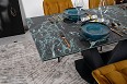 Стіл ЛУАРА 140(200)*80*76 Laminam Verde Alpi Lucidato (5mm) - Зображення №14