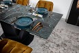 Стіл ЛУАРА 140(200)*80*76 Laminam Verde Alpi Lucidato (5mm) - Зображення №15