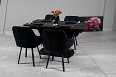 Стол Луара 140(200)*80*76 Laminam Naturali Noir Desir (3mm) - Изображение №10