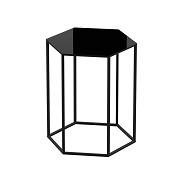 Стол журнальный Тур 40x35x45 (стекло черное) - Изображение №1