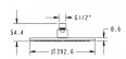 Верхній душ Rodos 004CP R200mm, круглий - Зображення №13
