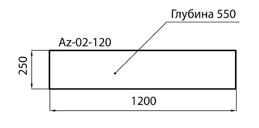 Тумба Азімут 120 см Az-02-120 - Зображення №4