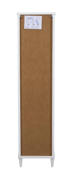 Пенал Лиана белый патина золото 40 см (Правый/Левый) - Изображение №5