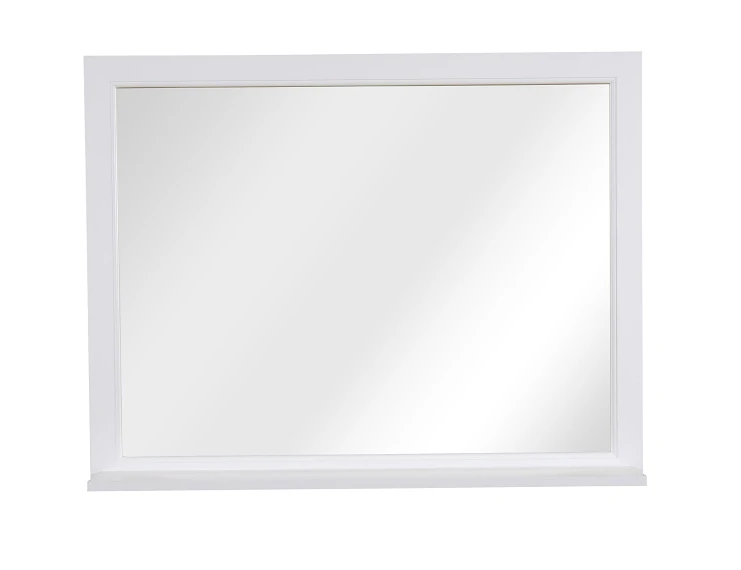 Зеркало Лиана белое 100 см - Изображение №3