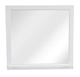 Зеркало Лиана белое 90 см - Изображение №9
