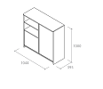 Комод Янгстер 1044 мм - Зображення №7