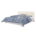 Ліжко Карат 1600 з Підйомним Механізмом White Gloss - Зображення №8