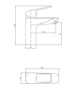 Cмеситель для раковины Boston 91363 - Изображение №1