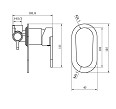 Смеситель скрытого монтажа для душа Imperial (1 функция) - Изображение №5