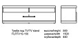 Тумба под телевизор Флоренция 150 см - Изображение №11